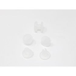 RIVET PLASTIQUE TRANSPARENT 5 MM PAR 1000