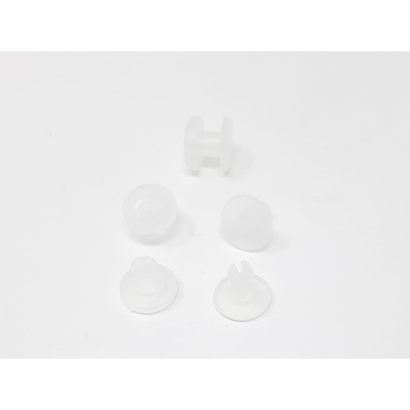 RIVET PLASTIQUE TRANSPARENT 5 MM PAR 1000