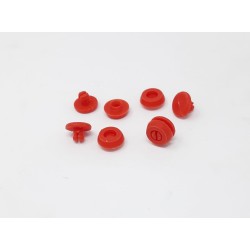 RIVET PLASTIQUE ROUGE 2,5 MM PAR 1000