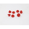 RIVET PLASTIQUE ROUGE 2,5 MM PAR 1000