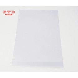 PORTE AFFICHE TRANSPARENT A4 2 PERFORATIONS PAR 10