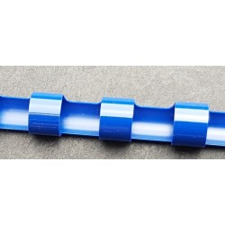 Fourniture reliure anneaux plastiques bleu