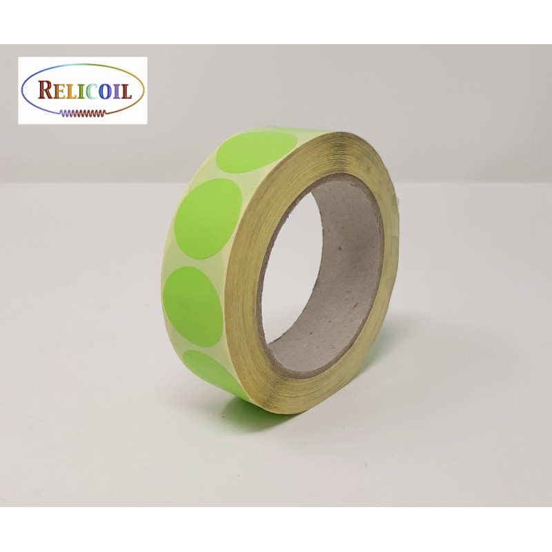 PASTILLE DE COULEUR VERT POMME ADHESIVE