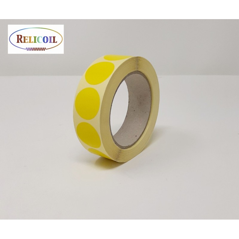 PASTILLE DE COULEUR JAUNE ADHESIVE