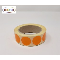 PASTILLE DE COULEUR ORANGE ADHESIVE