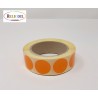 PASTILLE DE COULEUR ORANGE ADHESIVE