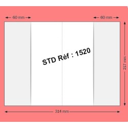 COUVERTURE PROTEGE CAHIER A5 CARNET DE LIAISON PAR 50 - REF 1520