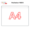 6810 - A4  A RABAT GRAND COTE - POCHETTE ADHESIVE PAR 50