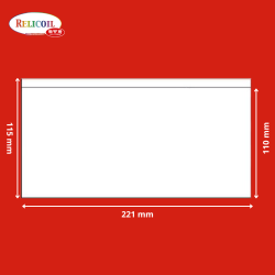 1296 - POCHETTE ADHESIVE FORMAT 221 X 115 MM GRAND COTE PAR 100