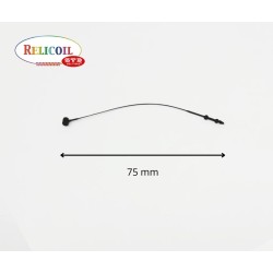 Lien nylon noir avec fermoir par 5000