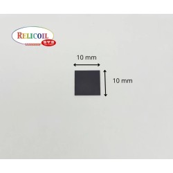 PLAQUE MAGNETIQUE CARRE ADHESIVE PAR 100
