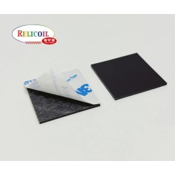 PLAQUE MAGNETIQUE CARRE ADHESIVE PAR 100