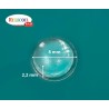 Amortisseur demi-sphère adhésive transparent par feuille