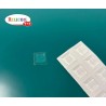 Butée auto adhésive transparente trapèze par feuille