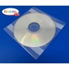 POCHETTE 2 BANDES ADHESIVES CD-DVD A RABAT 130 X 125 MM PAR 100