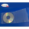 Boîte de rangement souple ultra plate pour CD-DVD pour classeur par 5