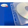 Boîte de rangement souple ultra plate pour CD-DVD pour classeur par 5