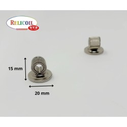 PORTE-CRAYON METAL MAGNETIQUE ADHESIF ROTATIF PAR 50