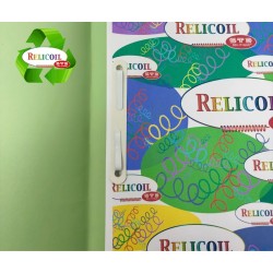 RELIEUR CARTON A LAMELLE ARCHIVE COMPRESSEUR ADHESIF 20 x 150 mm PAR 100