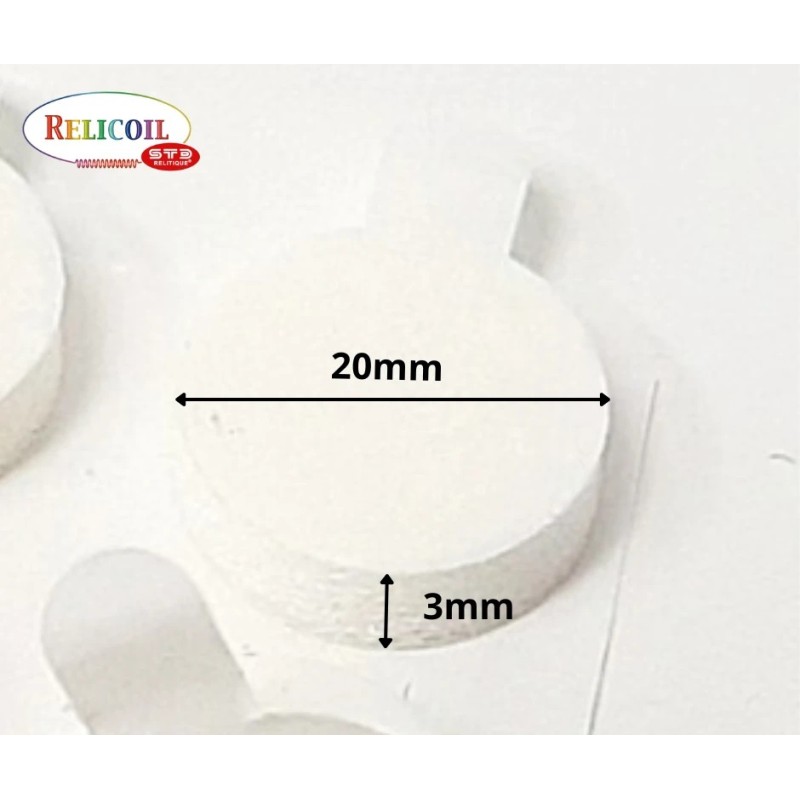 Lot De 6000 Pastilles Adhésives 3D Double Face - Mousse 5x5x3mm - Blanc - Pour Scrapbooking Et Bricolage