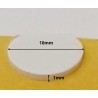 Pastille adhésive double face en mousse  épaisseur 1 mm