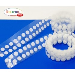 Pastille auto-agrippante 10 mm Blanc en rouleau par 200 pastilles