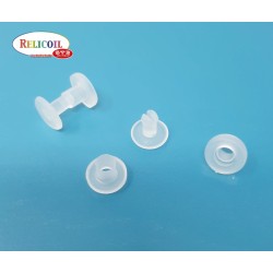 RIVET PLASTIQUE TRANSPARENT 3 MM PAR 1000