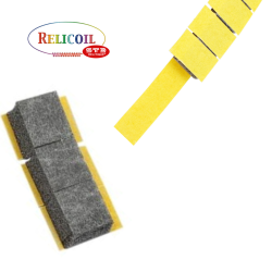 Amortisseur adhésif double face pad 10x10mm en mousse PE par 100