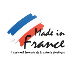 MADE IN FRANCE-RELIURE SPIRALE PLASTIQUE RELICOIL