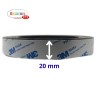 Aimant anisotrope force 80g/cm2 largeur 20mm Epaisseur 1mm rouleau adhésif 30m