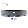Aimant anisotrope force 80g/cm2 largeur 25mm Epaisseur 1mm rouleau adhésif 30m