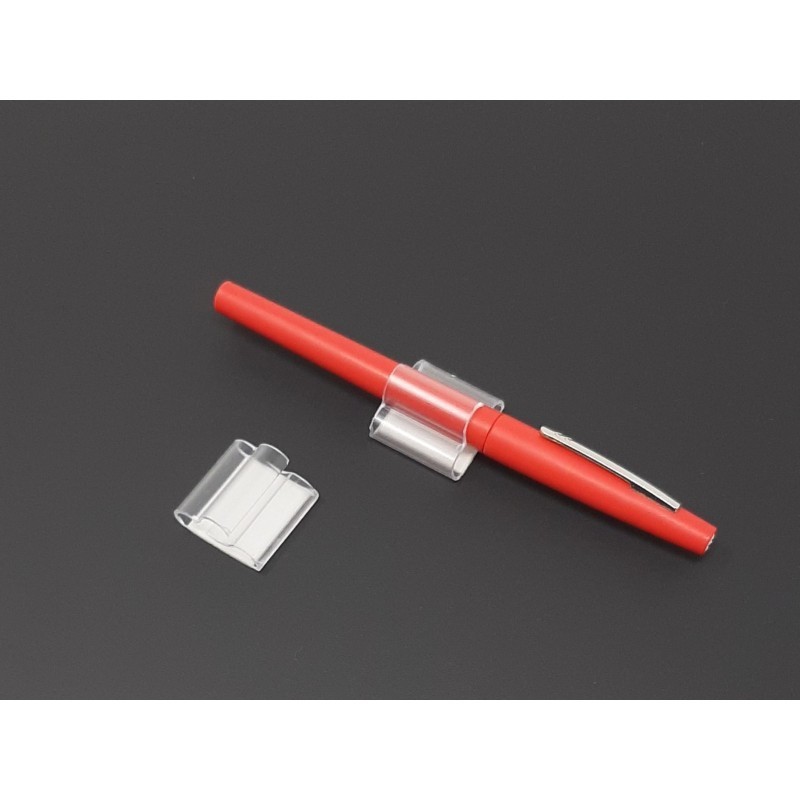 PORTE-CRAYON 1030C TRANSPARENT ADHESIF PLASTIQUE PAR 100