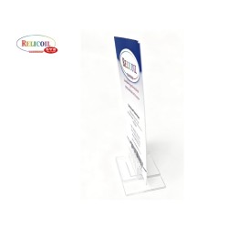 Porte étiquette GRIPPEUR 27 x 39mm avec fente PAR 100