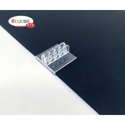 Porte étiquette GRIPPEUR 27 x 39mm avec fente PAR 100
