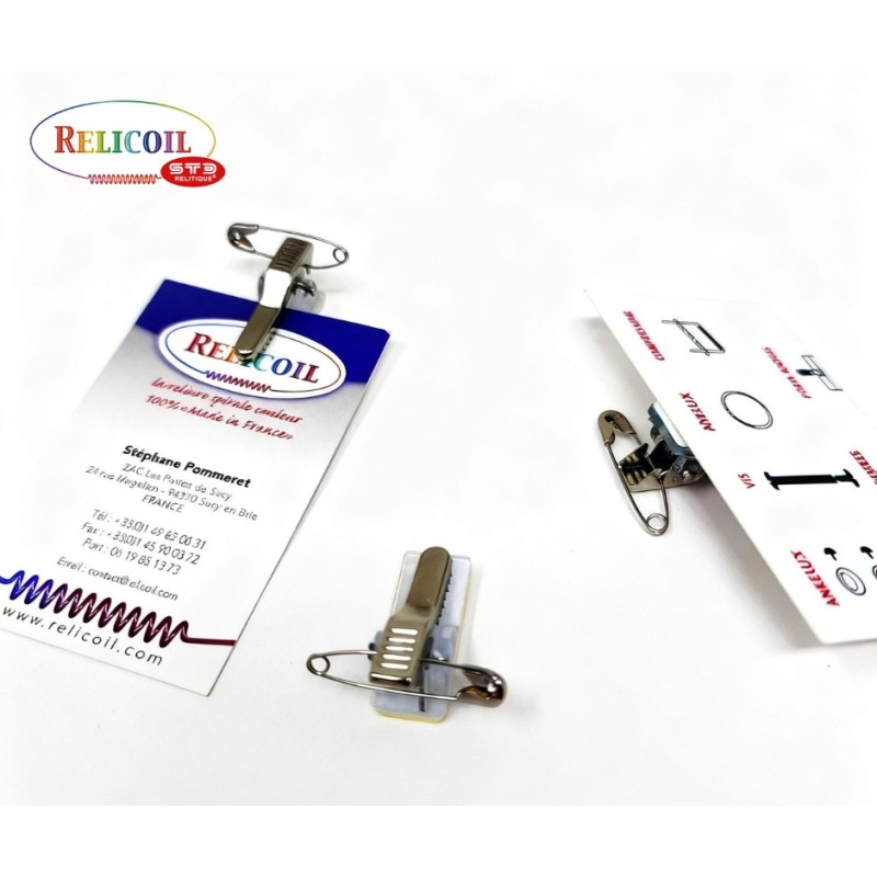 PINCE CROCODILE + EPINGLE PAR 100