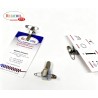 PINCE CROCODILE + EPINGLE PAR 100