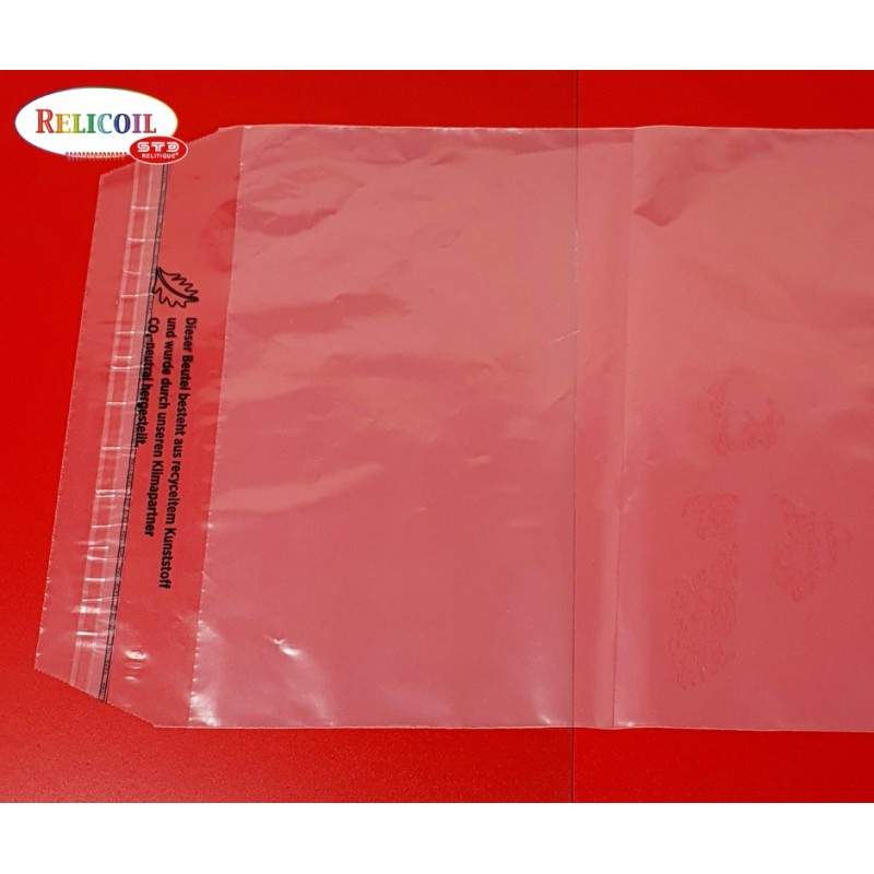 SACHET AVEC BANDE ADHESIVE 180 x 250 mm ECO PE 50 microns par 1000