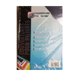 Couverture PVC cristal 15/100eme A4