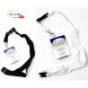 CORDON TOUR DE COU  DOUBLE SECURITE PORTE BADGE LANYARDS PAR 50
