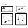 CORDON TOUR DE COU  DOUBLE SECURITE PORTE BADGE LANYARDS PAR 50