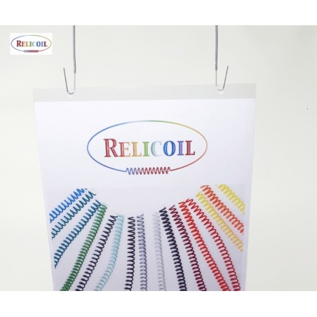 Lot De 10 Crochets Doubles Extensibles – Support De Vitrine PLV, Ressort Intégré