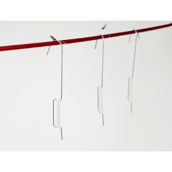 Crochet avec fil nylon embout plume par 100