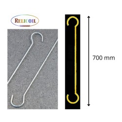 Crochet de suspension 700 mm par 100