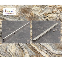 Baguette de reliure  avec vis 235 mm nickel brillant PAR 2