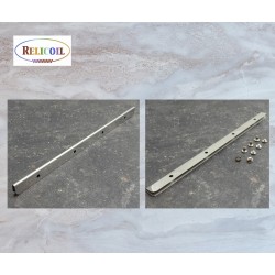 Baguette de reliure  avec vis 320 mm nickel brillant PAR 2