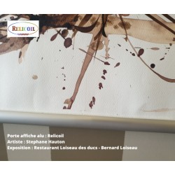 Porte affiche aluminium 700 mm