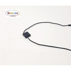 Lien ficelle avec fermoir noir 230 mm par  1000