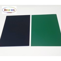 Couvertures polypropylène A4  bicolore RECTO VERT VERSO NOIR PAR 100