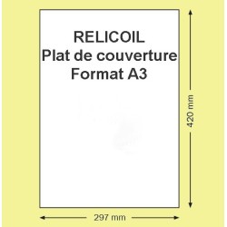 Couverture PVC cristal 20/100eme A3