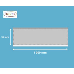 Profilé réglette  adhésif  35 x 1000 mm par 100